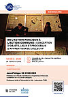 Affiche du séminaire intitulé De l’action publique à l’action commune : conception d’objets, lieux et processus d’apprentissage collectif  présenté par Jean-Philippe DE VISSCHER