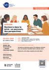 Affiche Atleier Doctorant·es et Jeunes Chercheur·euses, Docteur·e dans le privé
