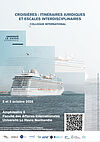 Affiche du colloque international Croisières : itinéraires juridiques et escales interdisciplinaires
