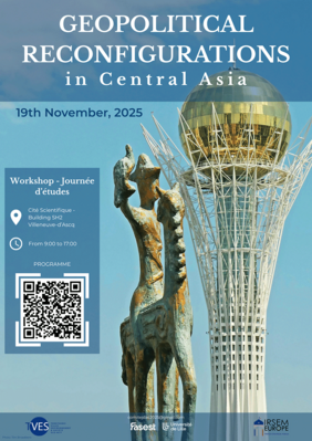 Affiche du workshop Geopolitical Reconfigurations in Central Asia