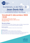 Soutenance de thèse de Jean-Denis Hue