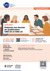 Affiche Atleier Doctorant·es et Jeunes Chercheur·euses, Les dossiers de qualification